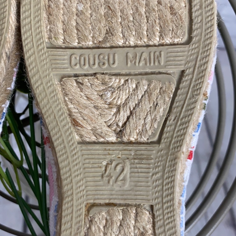 cousu main espadrilles